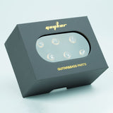 Guyker GX-001 Acoustic Guitar Bridge Pins with  Silver Foil Pattern, view 6