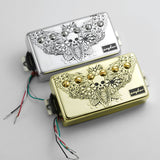 Guyker HBA5-PC007 Double-Coil Pickup Set Skull Engraved Cover, view 4