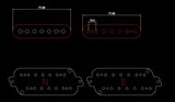 Guyker Headless Fanned Fret Guitar Pickup  6/7/8 String, view 5