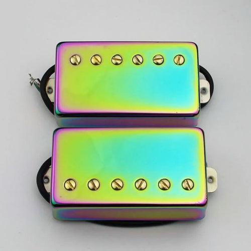 GUYKER Humbucker LP RB Guitar Alnico Chameleon Pickup Rainbow color