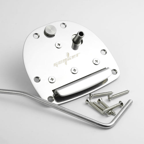Guyker JM001 Jazzmaster Electric Guitar Tremolo with Vibrato Arm and Plate Tremolo System Stainless Steel 304