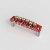 Guyker JZA-001 CNC Aluminum 6 String Guitar Bridge Roller Bridge For Jazzmaster 9.5/7.25" Radius, view 3