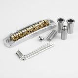 Guyker JZA-003 Jazzmaster Style 6-String Guitar Bridge with Adjustable String Spacing, view 5