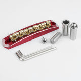Guyker JZA-003 Jazzmaster Style 6-String Guitar Bridge with Adjustable String Spacing, view 6