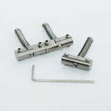 Guyker 10.8mm Titanium Alloy Compensated Saddles - Wilkinson TL Guitar Bridge Replacement MZ001, view 5