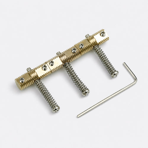 Guyker MZ003 Brass Compensated Threaded Saddles Set for TL-Style Electric Guitar