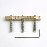 Guyker MZ003 Brass Compensated Threaded Saddles Set for TL-Style Electric Guitar, view 2