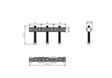 Guyker MZ003 Brass Compensated Threaded Saddles Set for TL-Style Electric Guitar, view 3