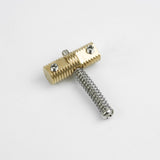 Guyker MZ003 Brass Compensated Threaded Saddles Set for TL-Style Electric Guitar, view 4