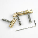 Guyker MZ003 Brass Compensated Threaded Saddles Set for TL-Style Electric Guitar, view 5