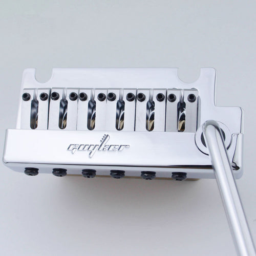 Guyker GG1009 Non-locking 2 Point Guitar Tremolo Bridge with Brass Saddle Brass Block for FD Strat