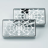 Guyker PC009 50-52MM Nickel Silver Material Humbucker Spider Web Hollow Design Guitar Pickup Covers Set, view 4