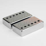 Guyker PC016 Nickel Silver Humbucker Iridescent Stone Pattern Guitar Pickup Covers Set, view 3