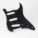 Guyker PG005T Forged Carbon Fiber SSS Pickguard 11-Hole for Strat-Style Electric Guitar, view 2