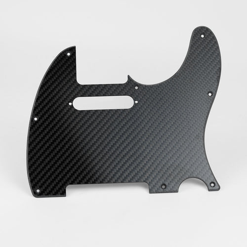Guyker PG006T Forged Carbon Fiber Tele-Style Pickguard 8-Hole for Electric Guitar