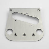 Guyker PG007 Brushed Stainless Steel Tele Style Guitar Bridge Base Plate, view 6