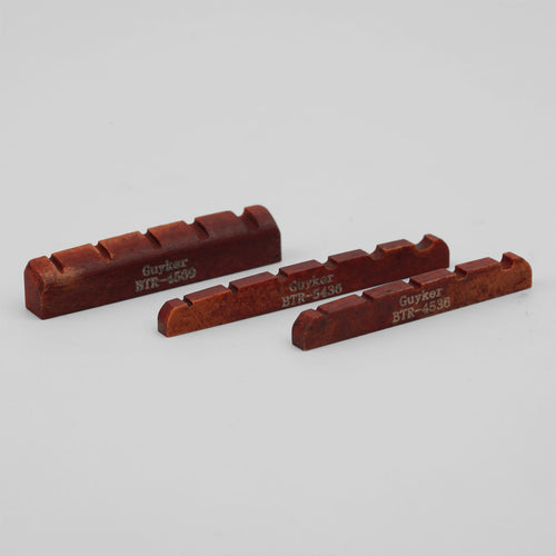 Guyker Redwood Pre-Slotted Bass Nut for 5 & 6 String Electric Bass