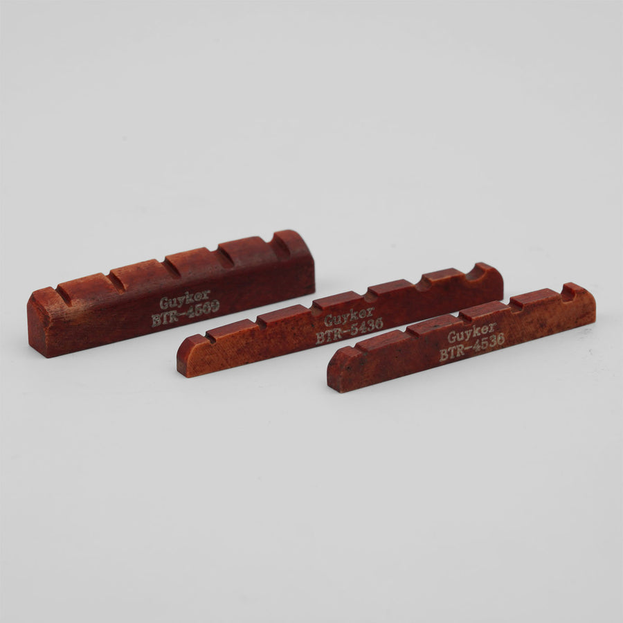 Guyker Redwood Pre-Slotted Bass Nut for 5 & 6 String Electric Bass