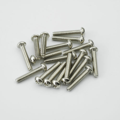 Guyker Stainless Steel Mounting Screws 6#-32 x 3/4 for Pickups & Selector Switches