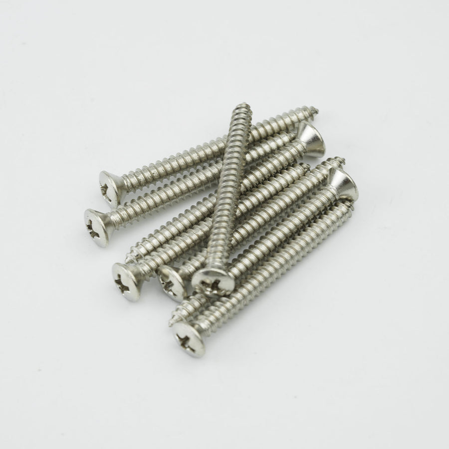Guyker Stainless Steel Mounting Screws M4.2x45 for Pickups & Selector Switches