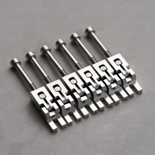 Guyker FR-SUS 6ps Steel Bridge Saddles - Compatible with Floyd Rose FR Tremolo System