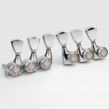 Guyker GK-510D4SP Locking Tuners with 1:21 Gear Ratio for LP and SG Electric Guitars, view 3