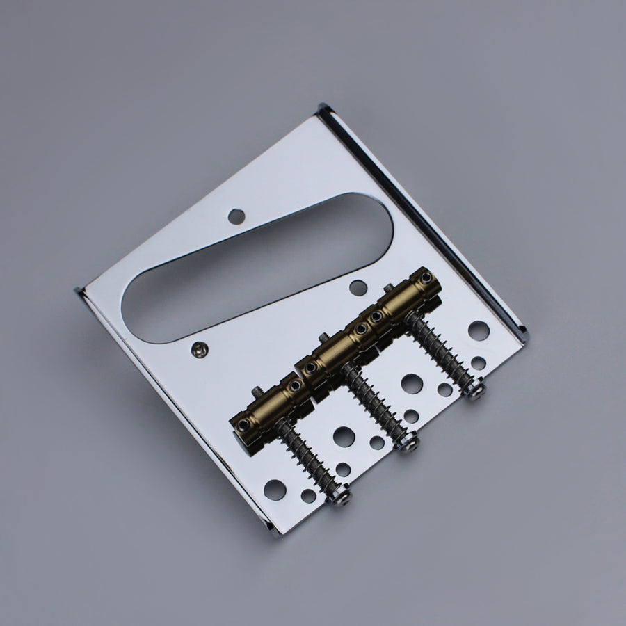 Guyker GT03 Vintage Style Tremolo Guitar Bridge with Brass Saddle for FD TL