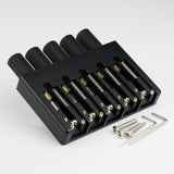 Guyker WBA-005 5-String Headless Bass Bridge with Brass Saddles, view 6