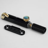 Guyker WT003 Headless Guitar Bridge with Brass Saddles, CNC Aluminum Alloy, view 2