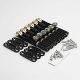 Guyker WT003 Headless Guitar Bridge with Brass Saddles, CNC Aluminum Alloy, view 6