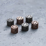 GUYKER CKB011 Brass Gear Knobs Dual Color Option Dia. 6mm, view 3