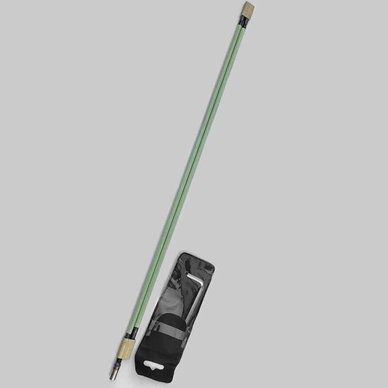 Guyker RD002 Two Way Brass Head Acting Steel Truss Rod Bar Adjusting Rod Head Length 440mm For Electric Guitars