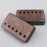 Guyker PC007 Cupronickel Skeleton-Butterfly Wings Humbucker Guitar Pickup Covers Set 50/52MM, view 3