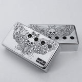 Guyker PC007 Cupronickel Skeleton-Butterfly Wings Humbucker Guitar Pickup Covers Set 50/52MM, view 5