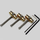 Guyker BRASS SWIVEL Guitar Bridge Saddles with Wrench for TL Electric Guitar, view 2