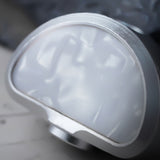 P04 Guyker White Shell Shape Tuner Buttons for 3R3L Tuners, view 2