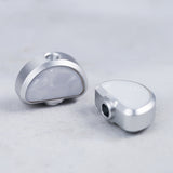 P04 Guyker White Shell Shape Tuner Buttons for 3R3L Tuners, view 4