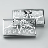 Guyker PC008 50-52MM Nickel Silver Material Humbucker Butterfly Wing Hollow Design Guitar Pickup Covers Set, view 3