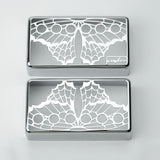 Guyker PC008 50-52MM Nickel Silver Material Humbucker Butterfly Wing Hollow Design Guitar Pickup Covers Set, view 4