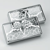 Guyker PC008 50-52MM Nickel Silver Material Humbucker Butterfly Wing Hollow Design Guitar Pickup Covers Set, view 5
