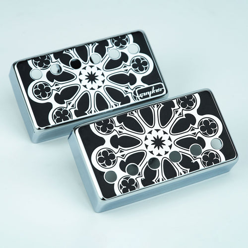 Guyker PC012 50-52MM Cool Humbucker Cupronickel Material Guitar Pickup Covers Set