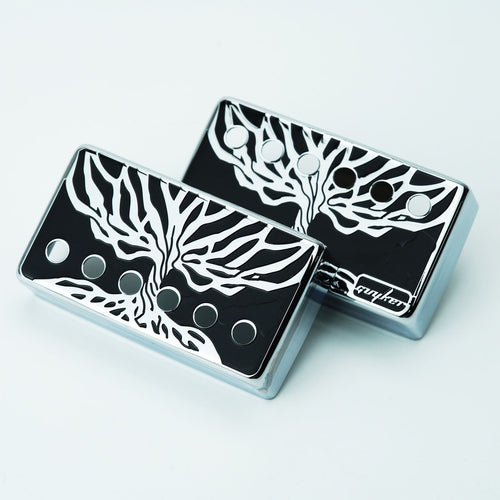 Guyker PC013 50-52MM Cool Humbucker Cupronickel Material Guitar Pickup Covers Set