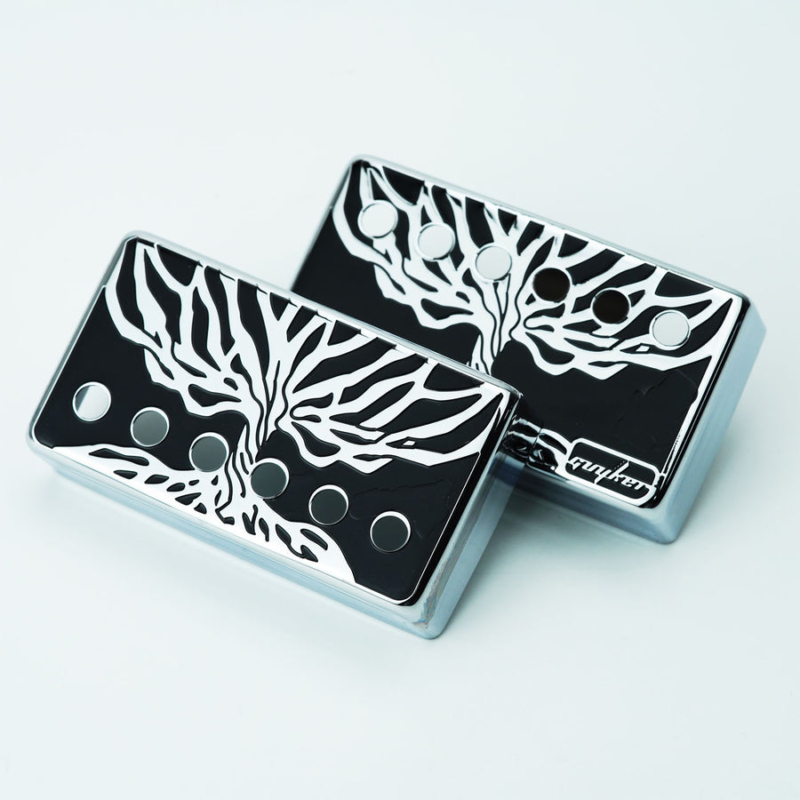Guyker PC013 50-52MM Cool Humbucker Cupronickel Material Guitar Pickup Covers Set