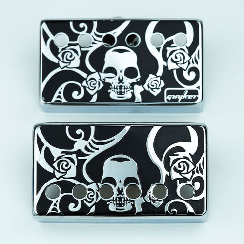 Guyker PC014 50-52MM Cool Humbucker Cupronickel Material Guitar Pickup Covers Set