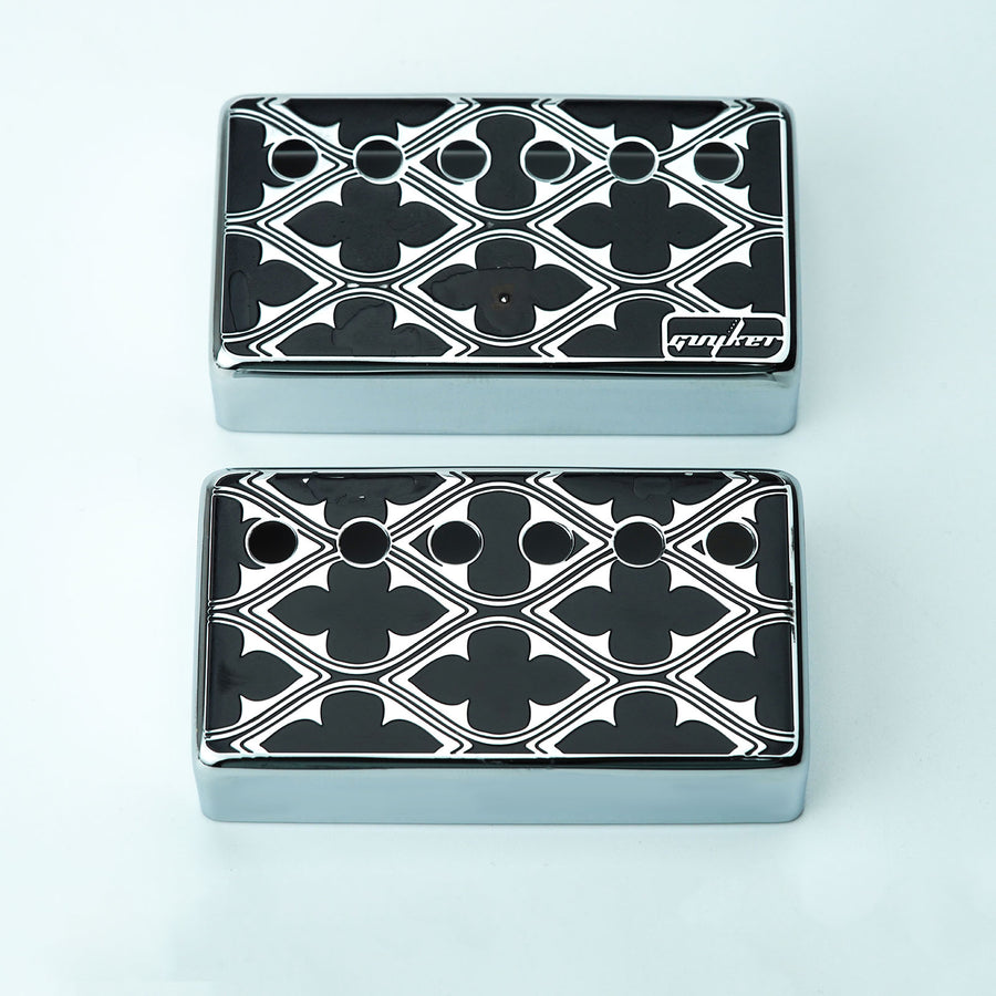 Guyker PC015 50-52MM Cool Humbucker Cupronickel Guitar Pickup Covers Set