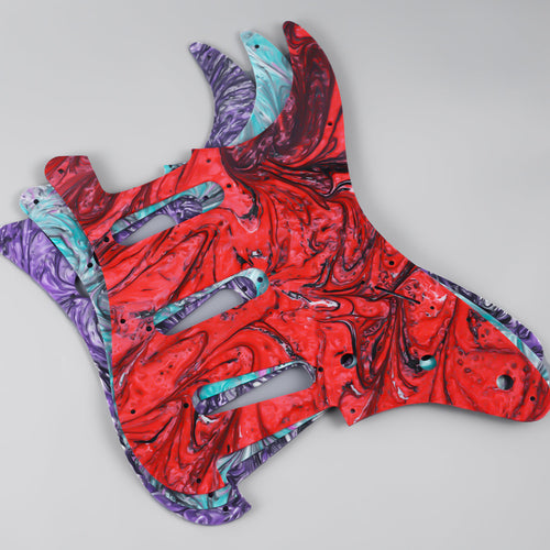 Guyker PG003 11-hole S/S/S Modern Resin Pickguard for ST