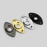 Guyker Ready to Ship (US) | 1 Piece Oval Curved Metal Jack Plate For Electric Guitar Bass Made In KOREA, view 5