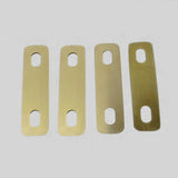 Guyker Ready to Ship (US) | 4Pcs Connection Guitar Neck Plate Guitar Neck Shim Heightening Gasket Bass Instrument Accessories Tool Brass, view 2
