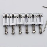 Guyker Ready to Ship (US) |Brass Bridge Roller Saddles For FD Strat & TL Electric Guitar With Chrome Screws, view 5