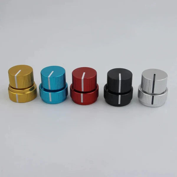 Guyker Ready to Ship (US) | CKB002 1 Piece Aluminum Dual Concentric Control Konb For Electric Bass Available In Five Colors